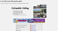 Desktop Screenshot of cotswolds-calling.com
